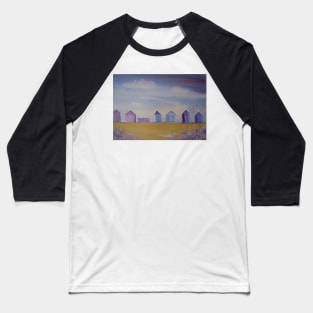 Beach Huts Baseball T-Shirt